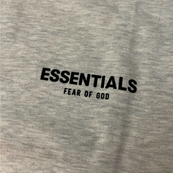 Fear Of God Essentials SS22 Light Oatmeal Hoodie - Picture 6 of 9